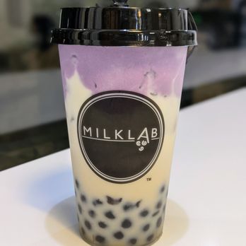 Milk Lab - Cary - Purple Taro Latte, homemade with real taro. $4.85. - Ice Cream & Frozen Yogurt Near Me - Cary, North Carolina