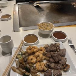 Tokio Table - Combo Hibachi Steak and Shrimp, yum!