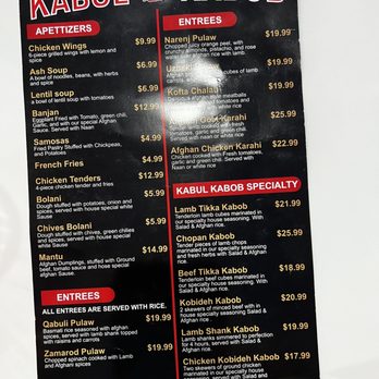 Kabul Kabob - Mediterranean Near Me - Roswell, Georgia