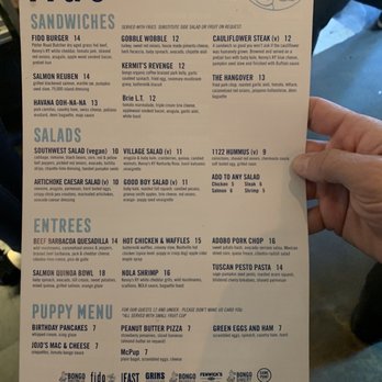Fido - Menu - Coffee & Tea Near Me - Nashville, Tennessee