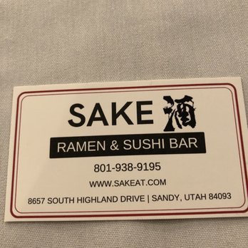 Sake Restaurant - Newly open restaurant in Sandy ( they open Jan 6,2020) - Sushi Bars Near Me - Sandy, Utah Sake Restaurant - Newly open restaurant in Sandy ( they open Jan 6,2020) - Sushi Bars Near Me - Sandy, Utah