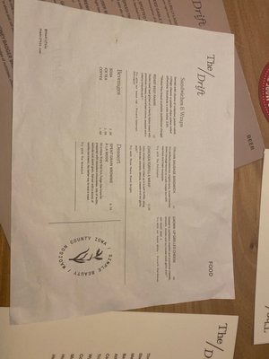 Menu photo 6 The Drift Winterset, IA