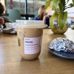 Cinny toast latte