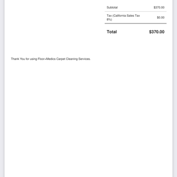 Floor + Medics - This is the 2nd page of two showing total for carpet replacement. He doesn't always do a good job! - Carpet Cleaning Near Me - San Diego, California Floor + Medics - This is the 2nd page of two showing total for carpet replacement. He doesn't always do a good job! - Carpet Cleaning Near Me - San Diego, California