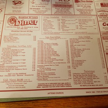 Doe Doe's Diner - This is the menu for breakfast, lunch and brunch - Breakfast & Brunch Near Me - Saint Petersburg, Florida Doe Doe's Diner - This is the menu for breakfast, lunch and brunch - Breakfast & Brunch Near Me - Saint Petersburg, Florida
