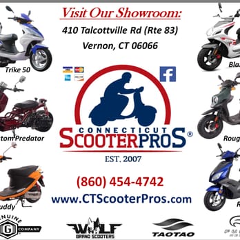 Connecticut Scooter Pros - #1 in Scooter Sales, Service, Parts and Accessories - Motorcycle Gear Near Me - Vernon, Connecticut Connecticut Scooter Pros - #1 in Scooter Sales, Service, Parts and Accessories - Motorcycle Gear Near Me - Vernon, Connecticut