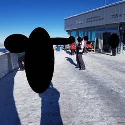 Gipfelwelt 3000 - Gipfel Welt 3000, Panorama-Ausichtsplattform Ski Resort Skigebiet lyžiarske stredisko rozhľadňa Kaprun Osterreich Rakusko