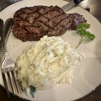 Mac's On Main - Ribeye and Basil Mash Potatoes - Seafood Near Me - Grapevine, Texas