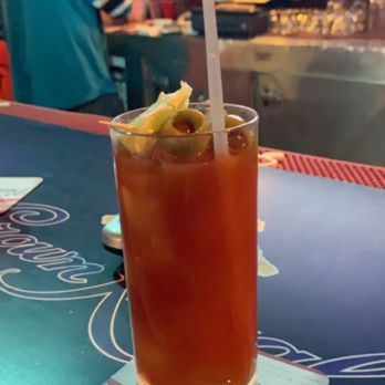 Ed's Place - Bloody Mary, bar area - Dive Bars Near Me - El Sobrante, California
