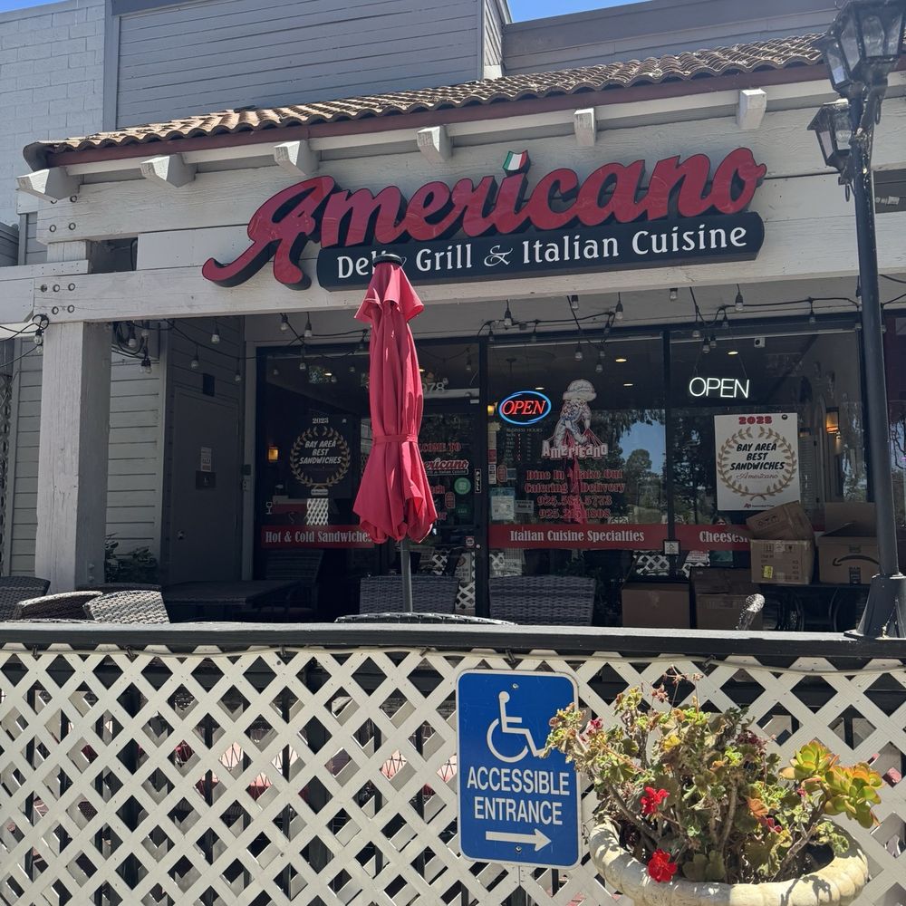 Americano - Front entrance - Italian Near Me - Livermore, California Americano - Front entrance - Italian Near Me - Livermore, California