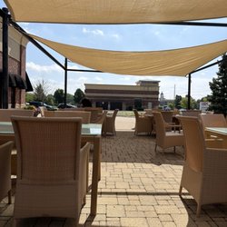 Sat on the patio