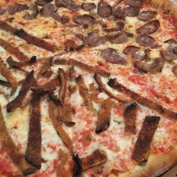 Delfiore Pizza & Food - Half sausage/eggplant. Meh. Lots or real estate, all bland - Italian Near Me - Patchogue, New York Delfiore Pizza & Food - Half sausage/eggplant. Meh. Lots or real estate, all bland - Italian Near Me - Patchogue, New York