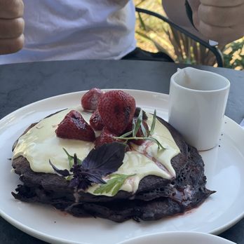 ARLO - Chocolate pancakes at brunch! - New American Near Me - San Diego, California ARLO - Chocolate pancakes at brunch! - New American Near Me - San Diego, California