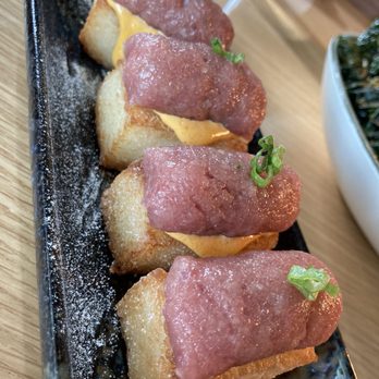 KYU - Tuna crispy rice - Asian Fusion Near Me - Las Vegas, Nevada KYU - Tuna crispy rice - Asian Fusion Near Me - Las Vegas, Nevada
