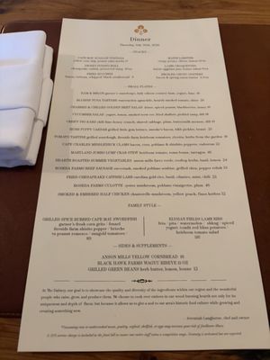 Menu photo 1 The Dabney Washington, DC, DC Menu photo 1 The Dabney Washington, DC, DC