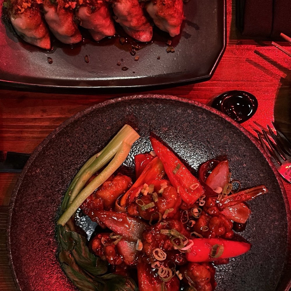 Cripsy Chili Chicken Gyoza Cripsy Chili Chicken Gyoza