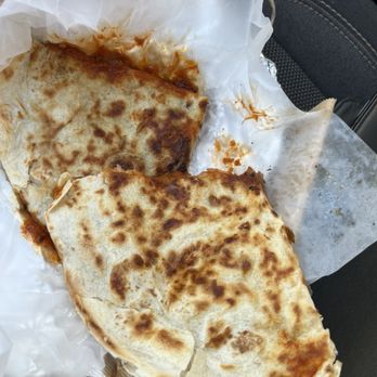 Bebop Korean Mexican Grill Catonsville - Spicy Shrimp Quesadilla's. For $16 it needed a free side. Or else it was worth $11? The flavor was very good just expensive - Halal Near Me - Catonsville, Maryland