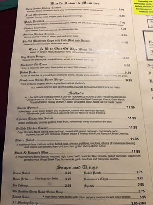 Menu photo 7 Bacaras Family Restaurant Jamestown, TN
