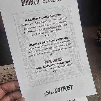 The Outpost American Tavern - Brunch Specials - Bars Near Me - Baltimore, Maryland