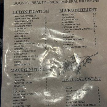 Bone Juice - Menu - Juice Bars & Smoothies Near Me - Burbank, California
