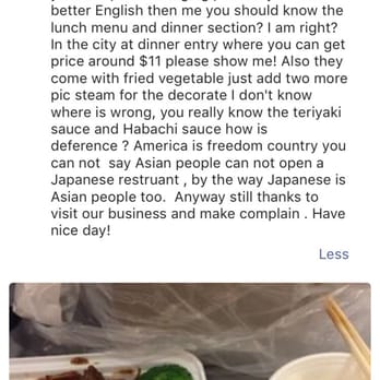 Okinii - I acknowledge I made a mistake in my review, but she sounds very condescending here - "thanks for your complain" - Sushi Bars Near Me - New York, New York