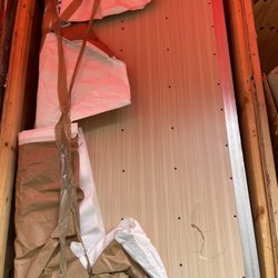 Gollott Forwarding - Image of Dresser when opened from the crates, same damage