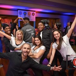 What a crew!!!   Team Mc Marcelo getting low for another memorable night!   Dancers: Sophia, Alison, Jansan