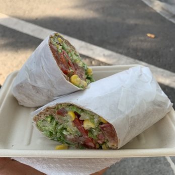 Redlands Market Night - Vegan Sante Fe burrito. - Farmers Market Near Me