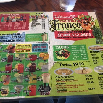 Taqueria Franco - Street tacos and drinks - Mexican Near Me - Aberdeen, Washington Taqueria Franco - Street tacos and drinks - Mexican Near Me - Aberdeen, Washington