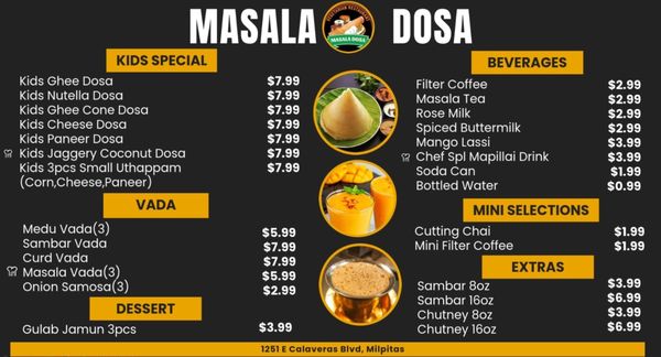 Menu photo 7 Masala Dosa Vegetarian Restaurant Milpitas, CA Menu photo 7 Masala Dosa Vegetarian Restaurant Milpitas, CA
