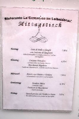 Menu photo 4 La Domenica Wolfenbüttel, NI Menu photo 4 La Domenica Wolfenbüttel, NI
