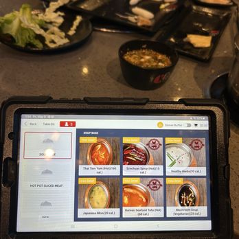 KPOT Korean BBQ & Hot Pot - iPad - Korean Near Me - Falls Church, Virginia KPOT Korean BBQ & Hot Pot - iPad - Korean Near Me - Falls Church, Virginia