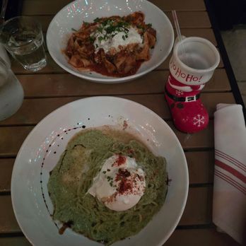 The Bower - bolognese pasta and basil spaghetti - New American Near Me - New Orleans, Louisiana The Bower - bolognese pasta and basil spaghetti - New American Near Me - New Orleans, Louisiana