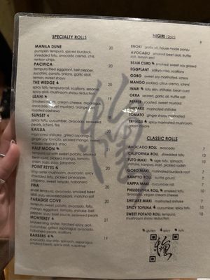 Menu photo 8 Tane Vegan Izakaya Honolulu, HI