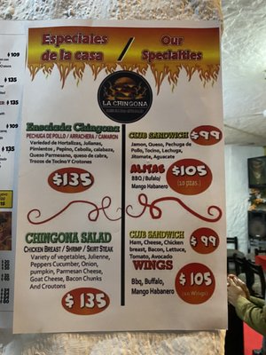 Menu photo 3 La Chingona Puerto Vallarta, JAL Menu photo 3 La Chingona Puerto Vallarta, JAL