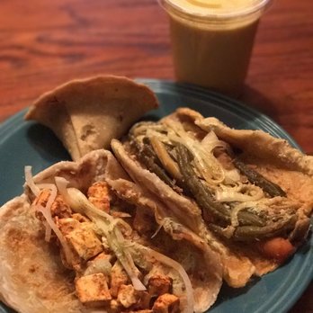 Once-Upon A Grill - Paneer Kati roll, veggie Kati roll, samosa and a mango lassi. - Indian Near Me - Ann Arbor, Michigan
