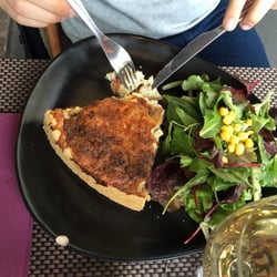 La Recreation - Quiche auc champignons et chèvre