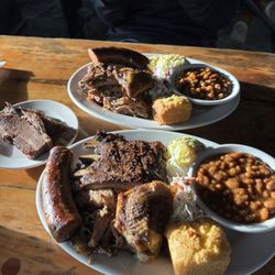 Sampler with side of brisket