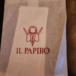 Legatoria Il Papiro - Logo on packaging