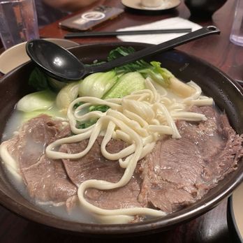 Tasty Palace - beef noodle soup. The broth is yummy - Chinese Near Me - Davis, California