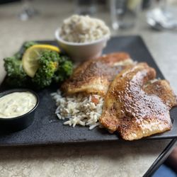 Adams Lake Pub - Tilapia grilled