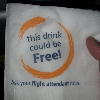 Allegiant Air - It "might" be free - was charged for my supposedly "free" soda. - Airlines Near Me - Mesa, Arizona