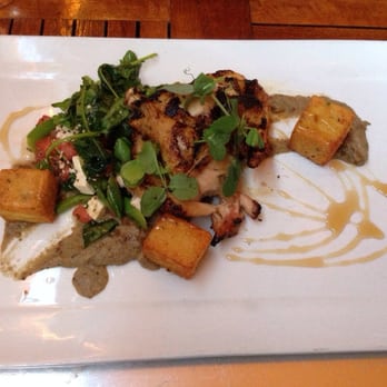 Dune - Roast chicken with chickpea fries and a watermelon-feta salad - New American Near Me - Nantucket, Massachusetts Dune - Roast chicken with chickpea fries and a watermelon-feta salad - New American Near Me - Nantucket, Massachusetts