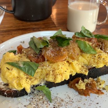 AhbA - Lebnah toast is delicious! - Breakfast & Brunch Near Me - Laguna Beach, California