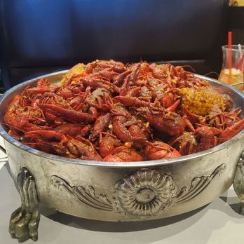 Happy Crab - 6lb of crawfish with corn and potatoes. - Cajun/Creole Near Me - Missouri City, Texas Happy Crab - 6lb of crawfish with corn and potatoes. - Cajun/Creole Near Me - Missouri City, Texas
