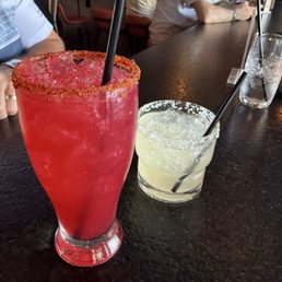 Hibiscus Paloma and Mi Casa Margarita