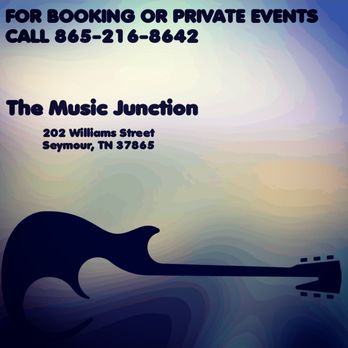 The Music Junction - a silhouette of a guitar - Music Venues Near Me - Seymour, Tennessee The Music Junction - a silhouette of a guitar - Music Venues Near Me - Seymour, Tennessee