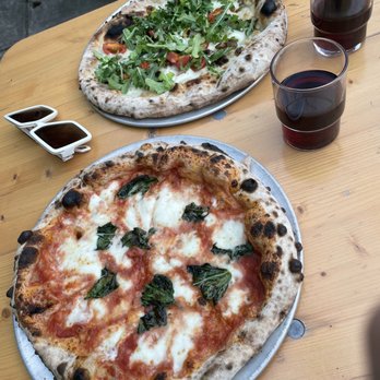 Harlow's - The margherita pizza and the Leonardo pizza and the truffle Hunter red wine - Pizza Near Me - Lakewood, Ohio Harlow's - The margherita pizza and the Leonardo pizza and the truffle Hunter red wine - Pizza Near Me - Lakewood, Ohio