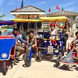 Family fun on a wide variety of bikes.