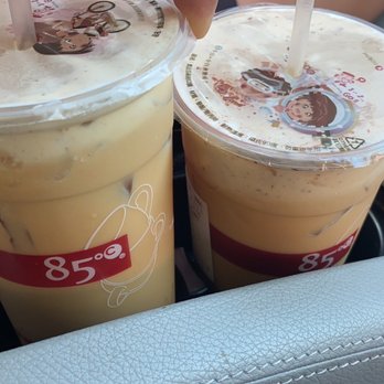 85°C Bakery Cafe-Corona - Iced Sea Salt Caramel Coffee - Bakeries Near Me - Corona, California
